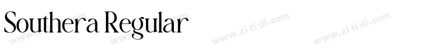 Southera Regular字体转换 Southera Regular字体转换